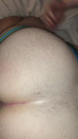 ass ass spread bbc bareback gape gay shaved gif