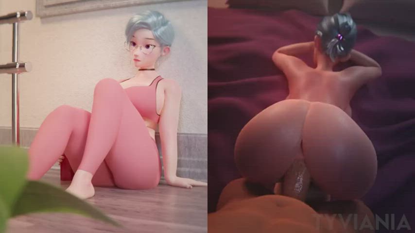 3d animation anime ass doggystyle gif