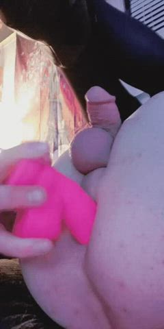 Anal Ass Dildo Femboy Sissy gif