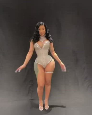 big ass bubble butt cardi b gif