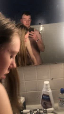 Bathroom Doggystyle Pussy gif