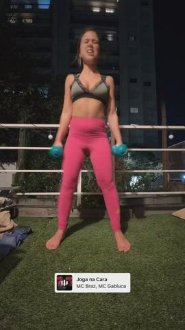 Bra Brazilian Brunette gif