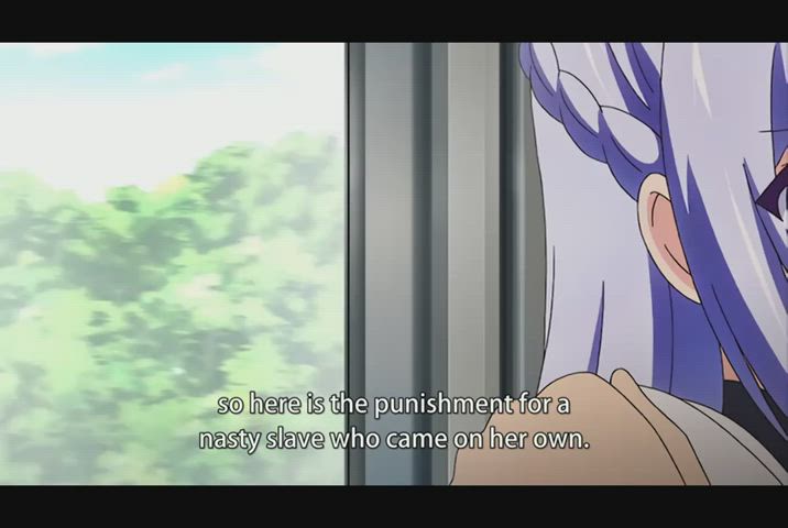 On the train (Kanpeki Ojou-sama no Watakushi ep1)