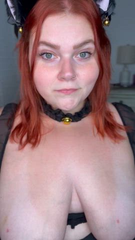 bbw costume kitty kitty core milf milfs pale redhead gif