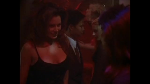 Krista Allen - Emmanuelle: Concealed Fantasy - dancing in cleavage-y dress in nightclub