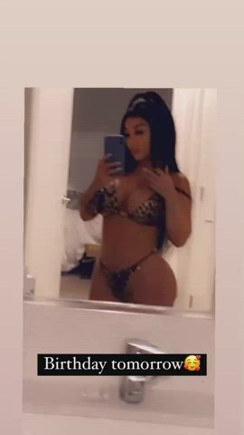 Asian Bikini Mirror gif