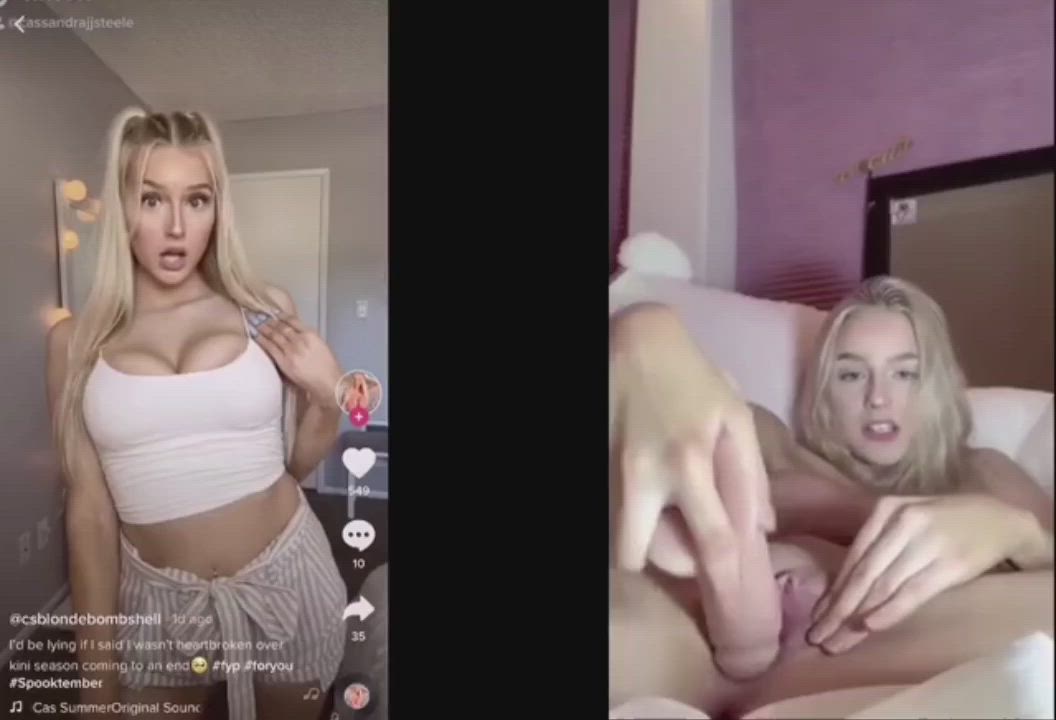 Pussy TikTok Tits gif