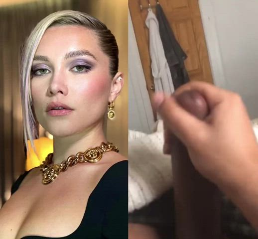 Florence Pugh cumshot