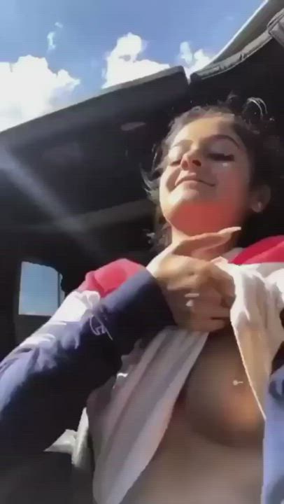 Bouncing Tits Cute Natural Tits gif