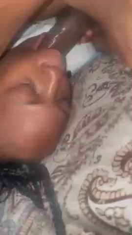 amateur bbc big dick blowjob cum cum in mouth cumshot ebony face fuck facial gif