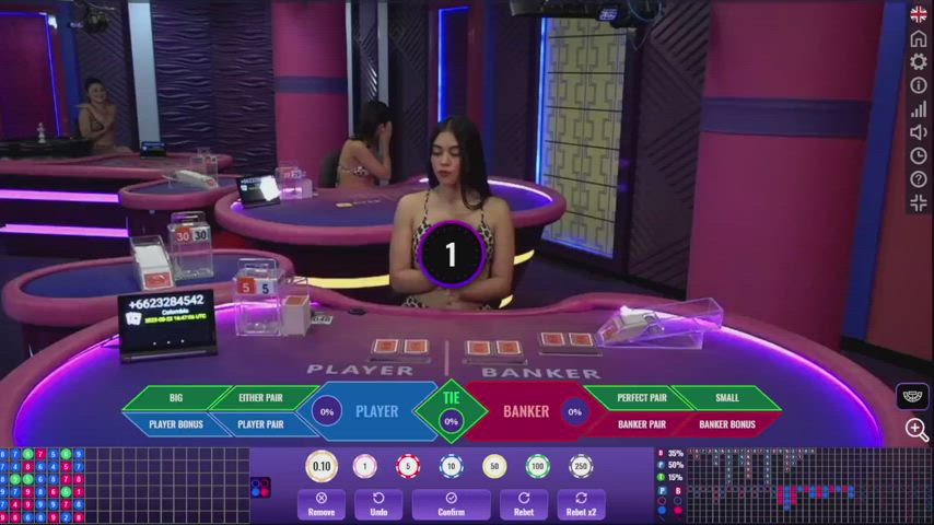 Sexy Live Bikini Dealers | Online Baccarat