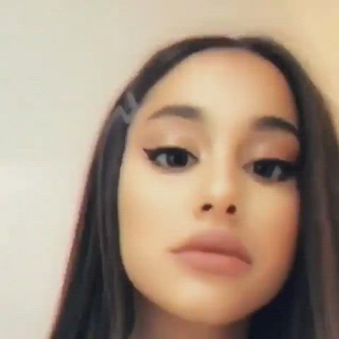 Ariana Grande tongue skills