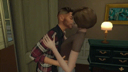 animation kissing romantic gif