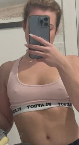 latina nipple piercing onlyfans small tits gif