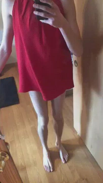 I want to be fucked while wearing a dress