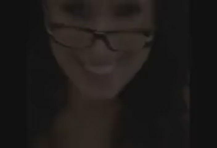 Blowjob Eva Angelina Glasses POV Tease gif