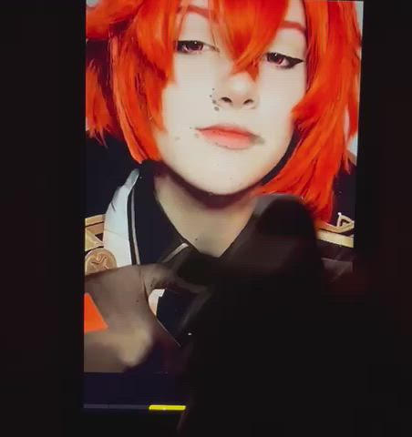 Someone send me this cosplayer and i had to cum
