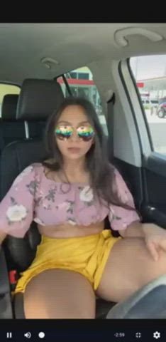 car masturbating pussy gif