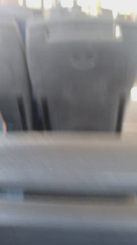 bus cock masturbating gif