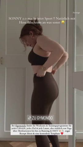 ass cute natural tits gif