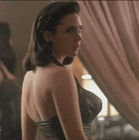 busty cleavage jennifer connelly gif