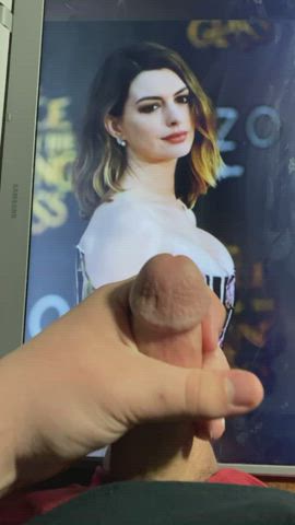 Anne Hathaway Cumtribute
