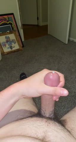 big dick cum cumshot gif