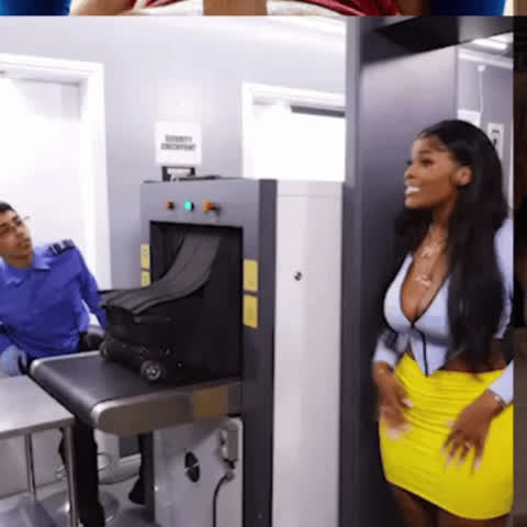 Airplane Brazzers Butt Plug gif