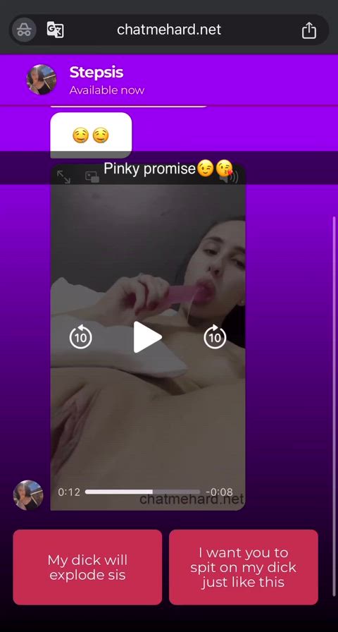 Pinky promise from sis