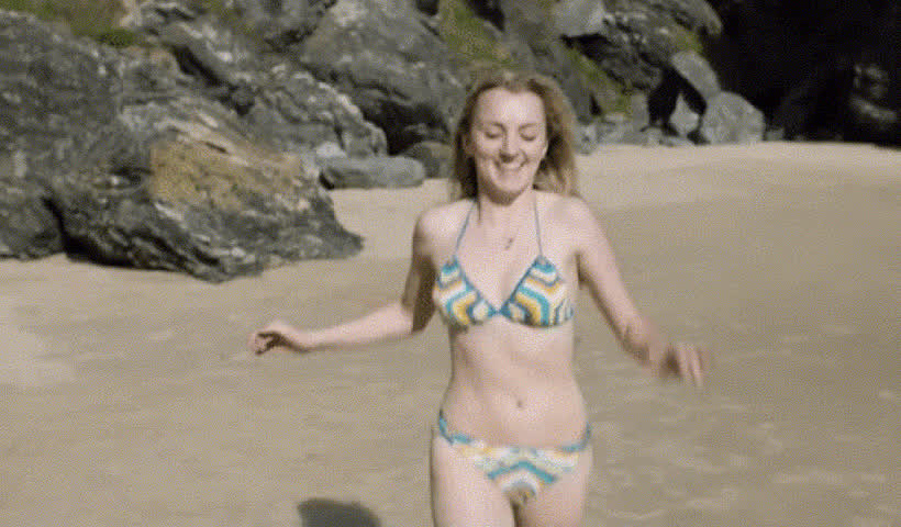 Beach Bikini Celebrity Evanna Lynch gif
