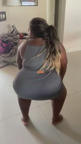 Ass BBW Big Ass Brazilian Dress Ebony gif