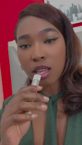 brunette ebony latina smoking gif