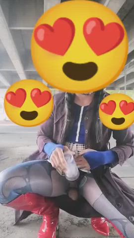 Public fleshlight sesh and cumshot