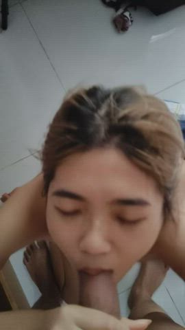 asian blowjob cum cumshot facial gif