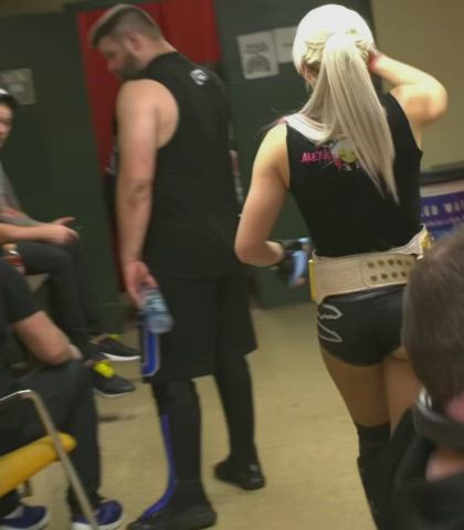 Booty Goddess Shorts Tights Wrestling gif