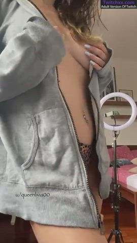 amateur babe big tits model onlyfans petite teen tiktok titty drop gif