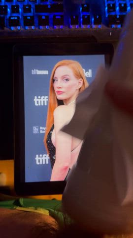 cum cumshot fleshlight jessica chastain tribute gif