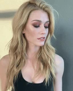 Blonde Katherine McNamara Pretty gif