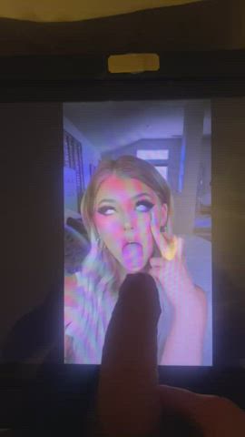 Loren gray ahgeao cumshot tribute