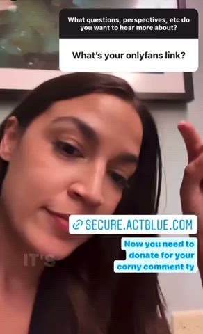 AOC Onlyfans reel