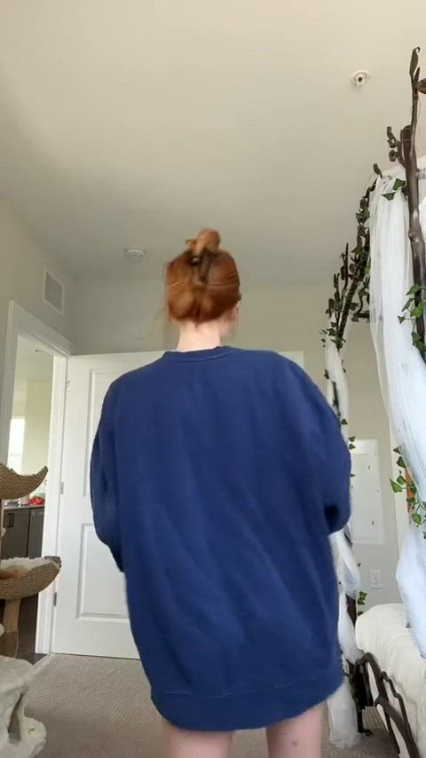 amateur ass big ass pale redhead teen gif