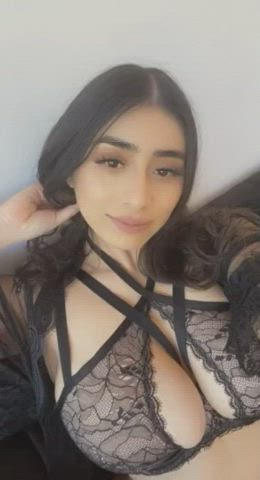 Lingerie Tease Violet Myers gif