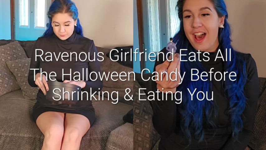 fetish giantess halloween licking pov role play vore gif