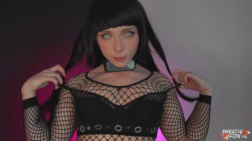 Ahegao Cosplay Titty Drop gif