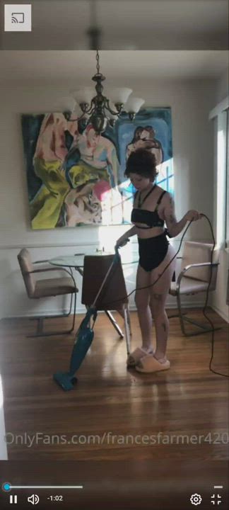 Ass Bending Over Maid Shaking gif