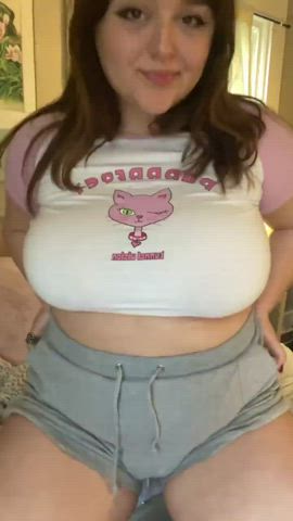 Amateur BBW Big Tits Girls gif