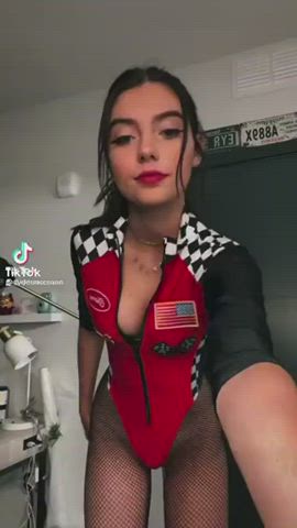 Fishnet Halloween TikTok gif