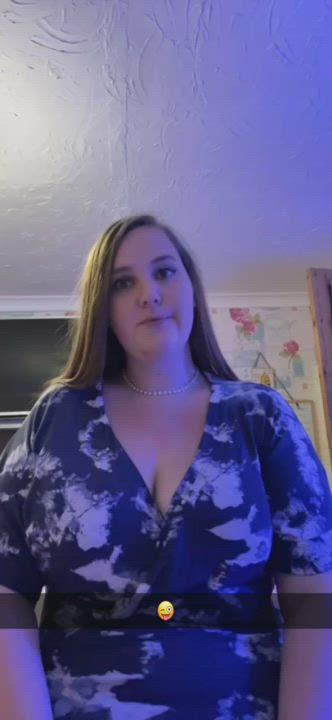 BBW Big Tits Bouncing Tits gif