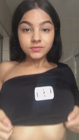 Solo TikTok Tits gif