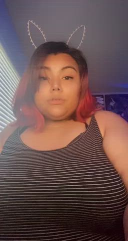 Big Tits Latina BBW Tits Boobs gif